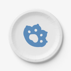 Laze Furr Days - Cute Lazy Cats Design Paper Plate