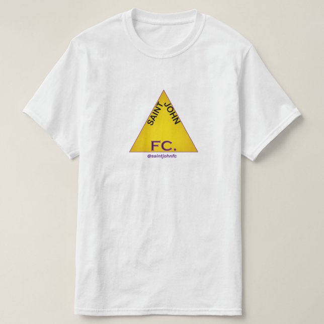 Lazer Saint John FC shirt. T-Shirt (Design Front)