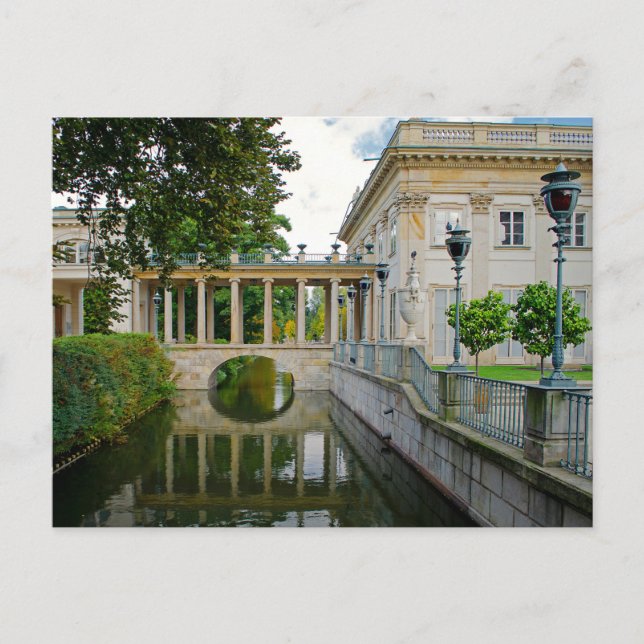 Lazienki Palace Architecture Warsaw Postcard (Front)