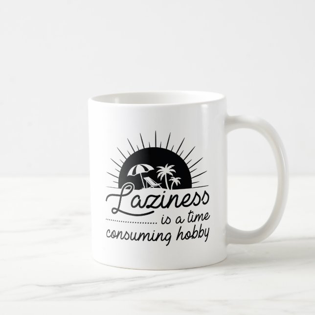 Laziness Coffee Mug (Right)
