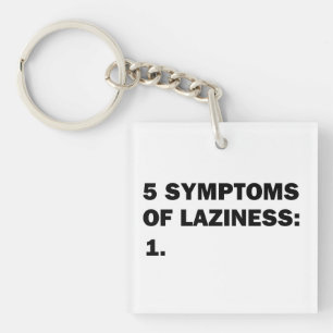 Laziness Key Ring