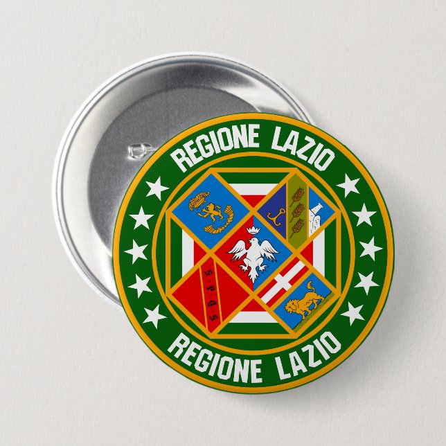Lazio                                              7.5 cm round badge (Front & Back)
