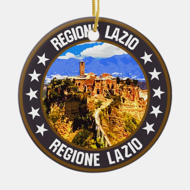 Lazio                                              ceramic tree decoration (Front)