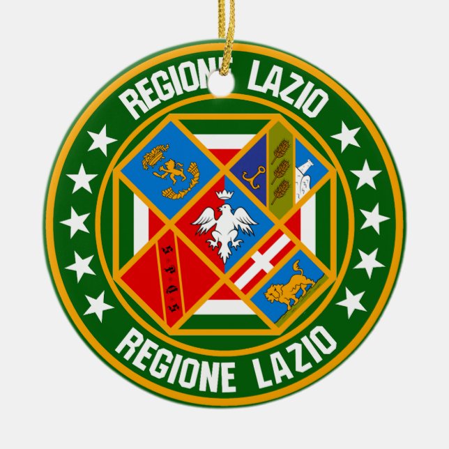 Lazio                                              ceramic tree decoration (Front)