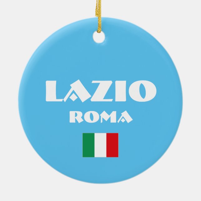 Lazio Christmas Circle Ornament (Back)