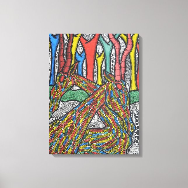 Lazy afternoon canvas print (Front)