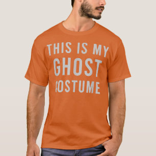 Lazy Ancient Ghost Costume Funny Trick Treat Candy T-Shirt