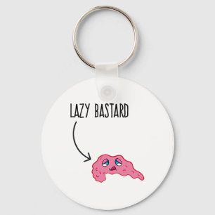 Lazy And Useless Pancreas Diabetes Gift  Key Ring