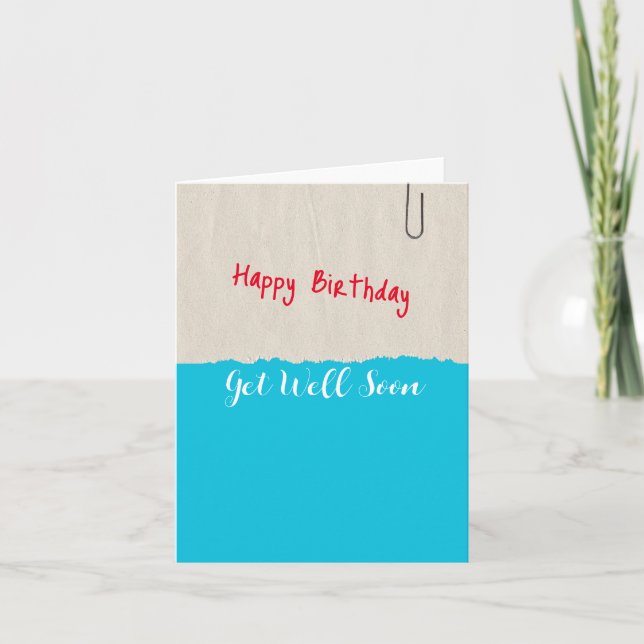 Lazy Birthday Card (Front)