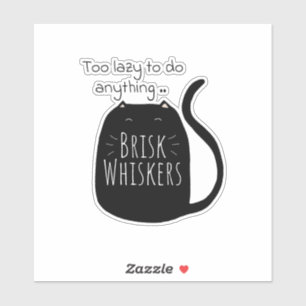 Lazy black cat Spiral Photo Notebook