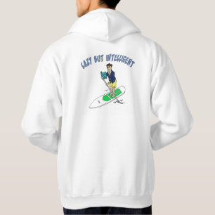 LAZY BUT INTELLIGENT TRADEMARKED HOODIE