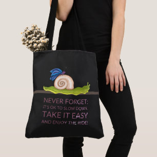 Lazy Butterfly Tote Bag