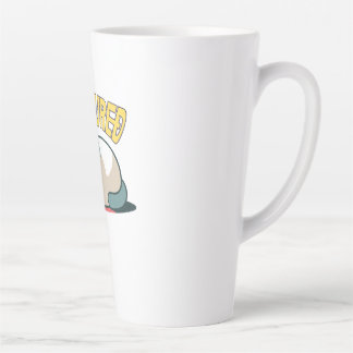 Lazy Cat Caught – Funny Sarcastic Cartoon Latte Mug