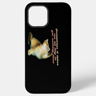 Lazy Cat Lover Funny Cute Cat iPhone 12 Pro Max Case