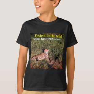Lazy cheetah photo T-Shirt