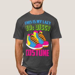 Lazy Costume Retro 80s Disco Party 80s Generation  T-Shirt