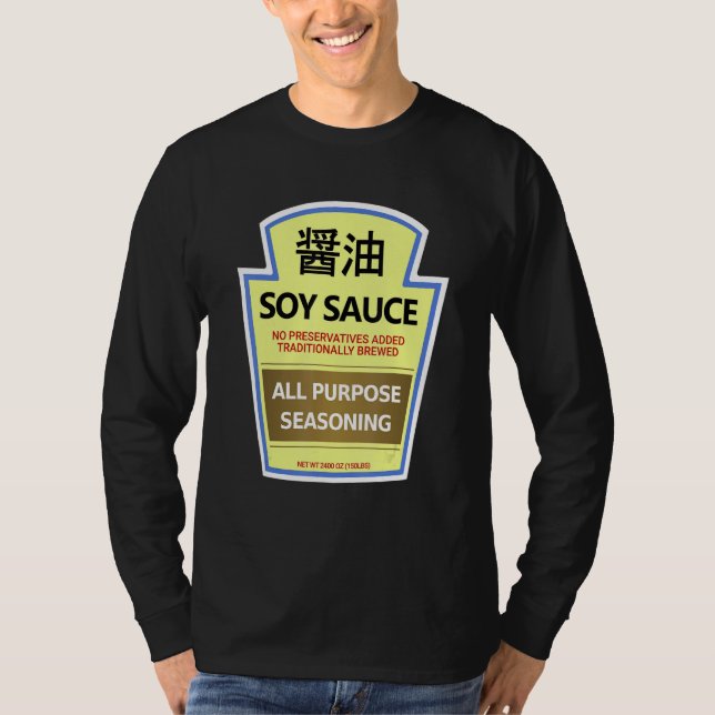 Lazy Costume Tees Soy Sauce Bottle (Front)