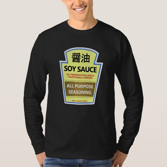 Lazy Costume Tees Soy Sauce Bottle   (Front)