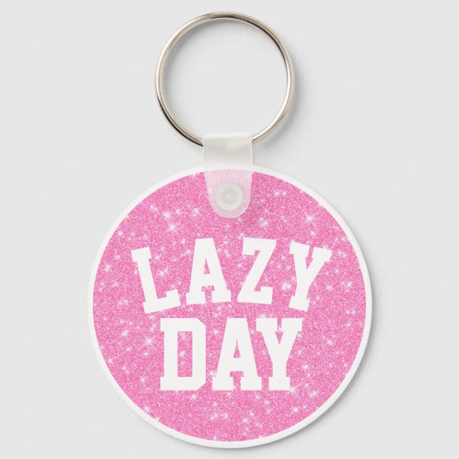 Lazy Day Key Ring (Front)