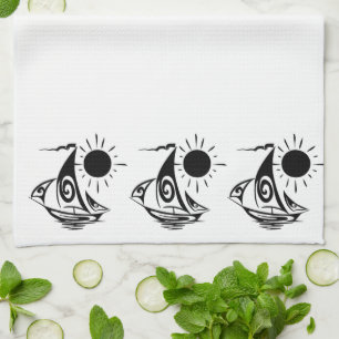 Lazy Day Sailing Tea Towel