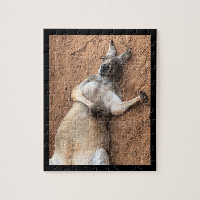 Lazy Days Kangaroo Jigsaw Puzzle (Vertical)