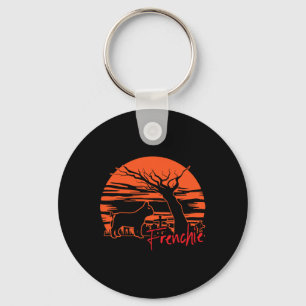 Lazy Diy Halloween Costume Cute French Bulldog Dog Key Ring