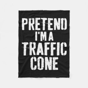 Lazy Easy Halloween Costume Pretend I'm A Traffic Fleece Blanket
