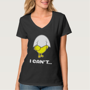 Lazy Egg Chick Poultry Man Or Meme Fan T-Shirt