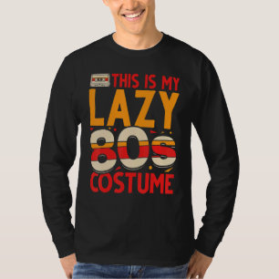 Lazy Eighties Costume Party Retro Cassette Music 8 T-Shirt