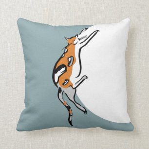 Lazy Fat Tricolor Funny Cat Cushion