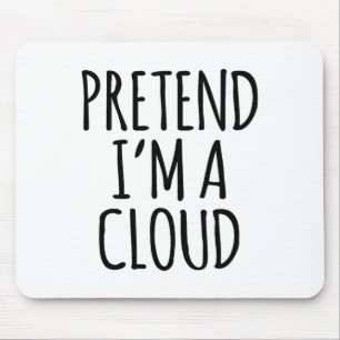 Lazy Funny Halloween Costume - Cloud Gift Sky High Mouse Pad
