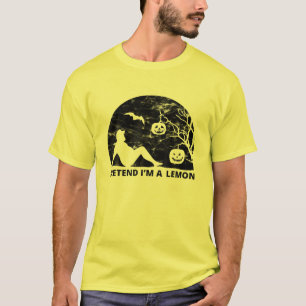 Lazy Halloween Costume Pretend I'm A Lemon T-Shirt