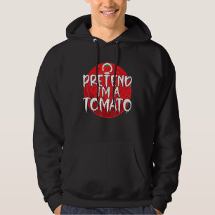 Lazy Halloween Costume Pretend Im A Tomato Hoodie