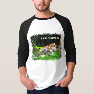Lazy Happens Siberian Tiger T-Shirt