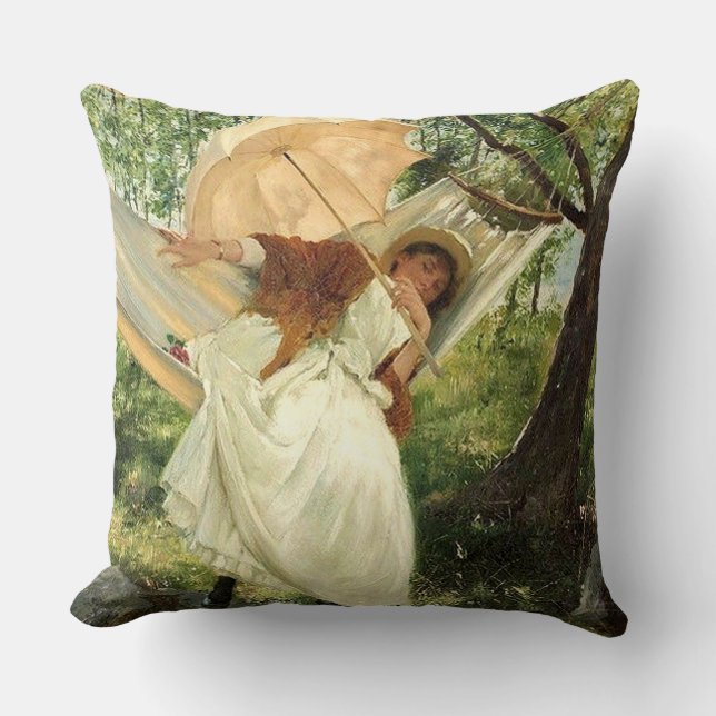 Lazy in the Shade Cushion (Front)