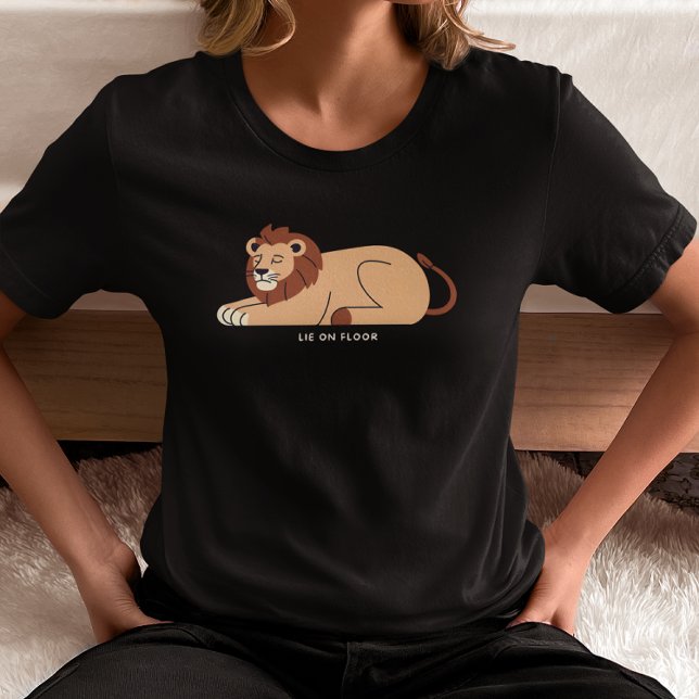 Lazy Lion Lie T-Shirt (Creator Uploaded)