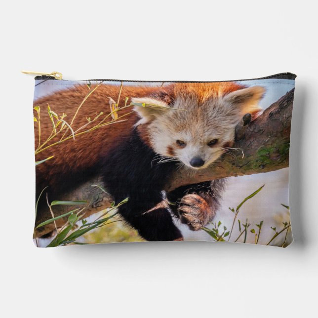 Lazy little red panda accessory pouch (Front)