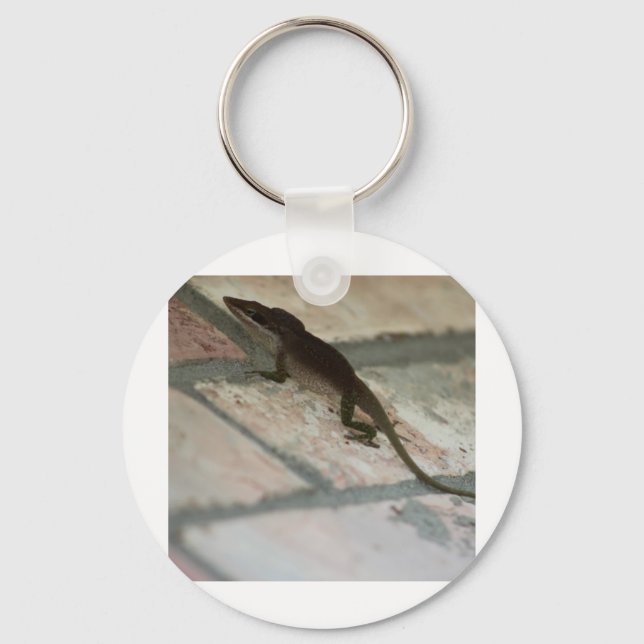 Lazy Lizard Key Ring (Front)