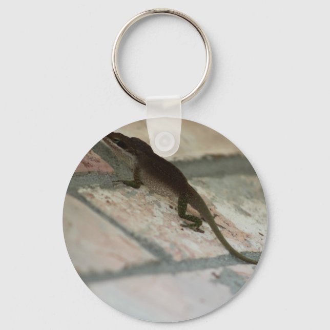 Lazy Lizard Key Ring (Front)