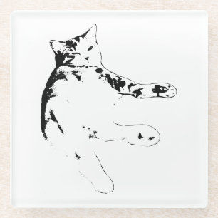 Lazy Lounge Glass Coaster