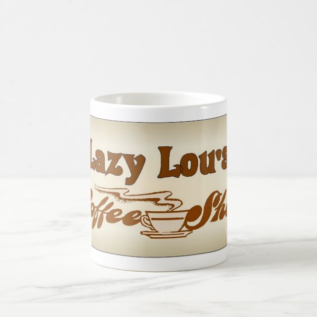 lazy lou's coffee shop mug (Center)