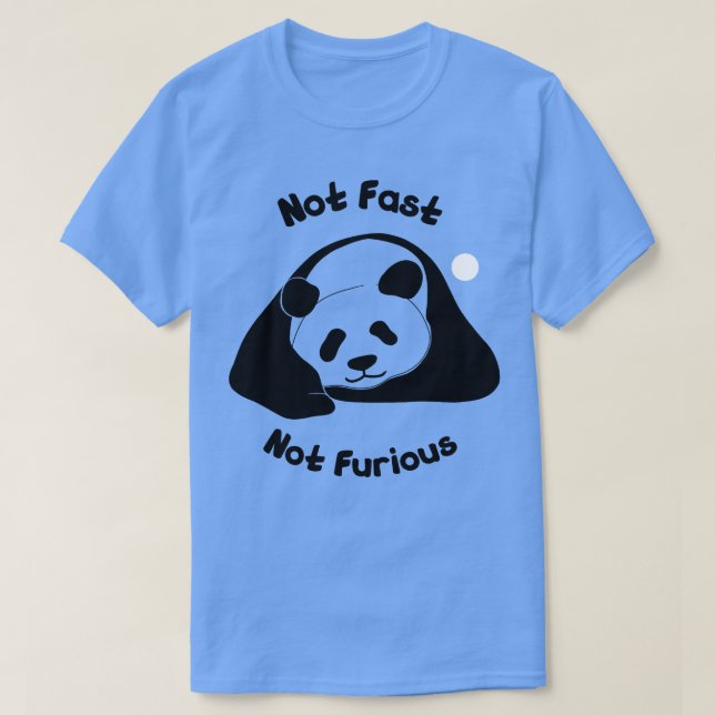Lazy panda relaxing T-Shirt (Design Front)