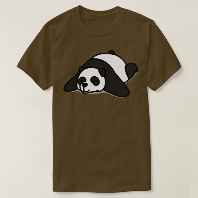 Lazy Panda T-Shirt (Design Front)