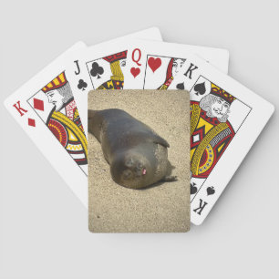 Lazy Seal Playing Cards