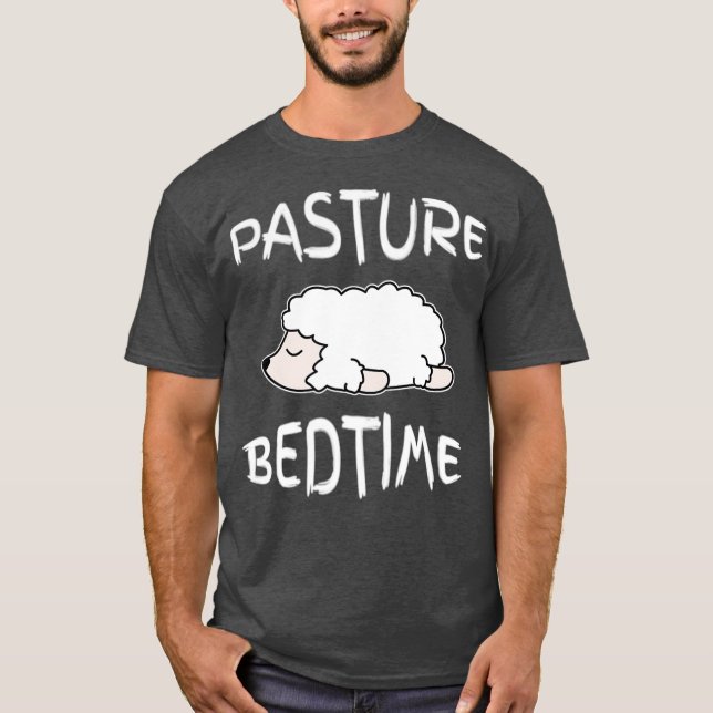 Lazy Sheep Pyjamas Pasture Bedtime Pajama for T-Shirt (Front)