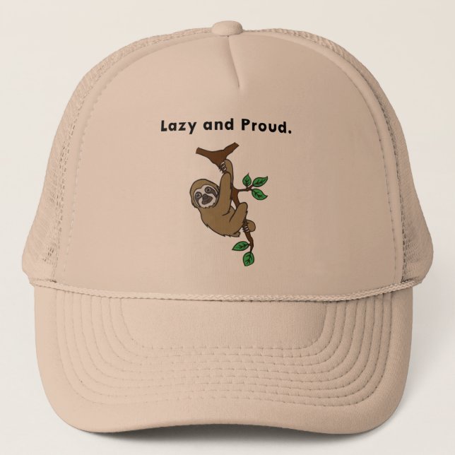 Lazy Sloth Cap (Front)