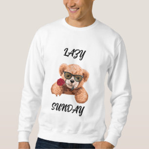 Lazy Sunday Sunday Mood Stay Cozy Weekend Vibes Ch Sweatshirt
