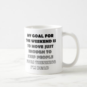 Lazy Weekend Funny Mug Or Travel Mug