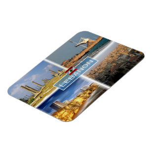 LB Lebanon - Beirut - Tripoli - Tyre - Magnet