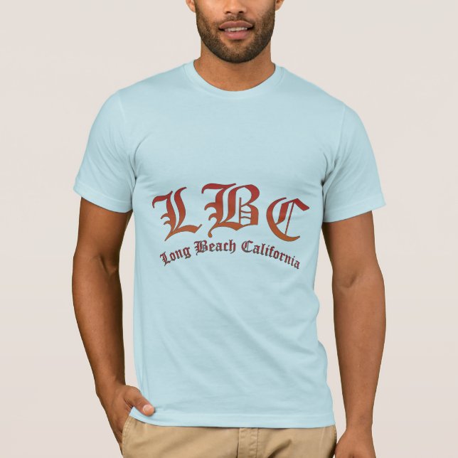 LBC Long Beach California Local Pride T-Shirt (Front)